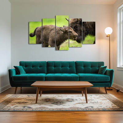 AUTO-MOCKUP ROOM | European Bison and Calf