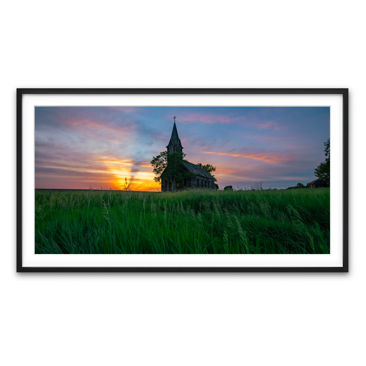 Framed Print 2x1 Black