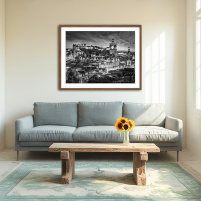 AUTO-MOCKUP ROOM | Evening impression from Edinburgh Wall Art