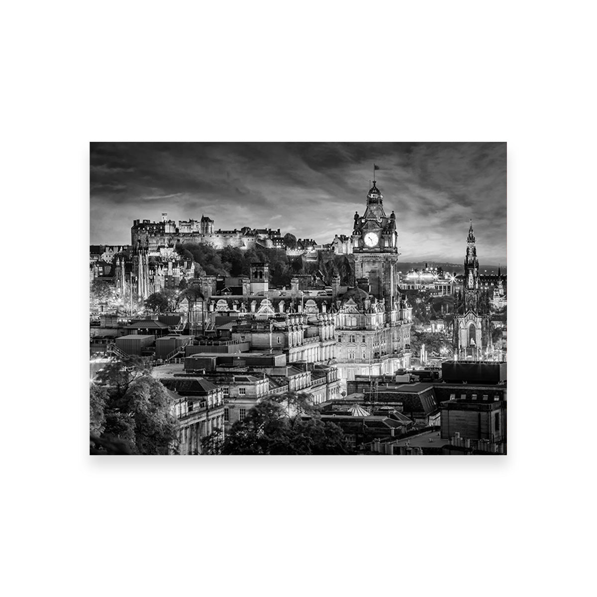 Evening impression from Edinburgh Wall Art