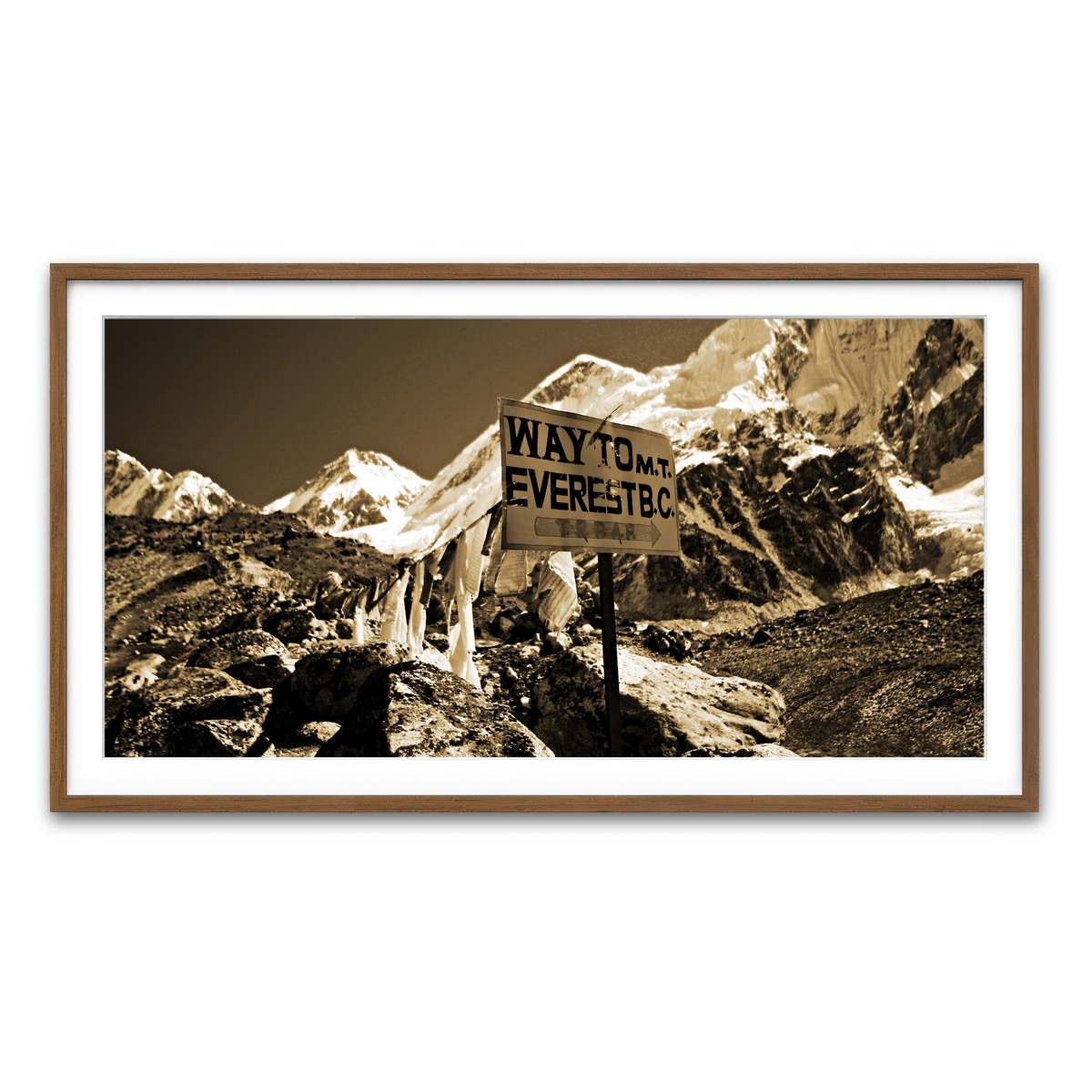 Framed Print 2x1 Walnut