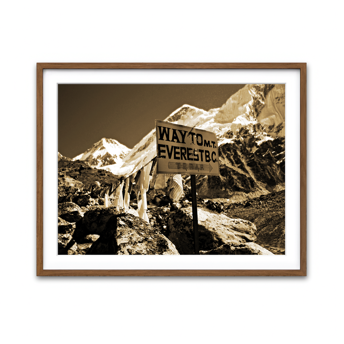 Framed Print 4x3 Walnut