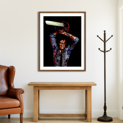 AUTO-MOCKUP ROOM | Evil Dead Ash Wall Art