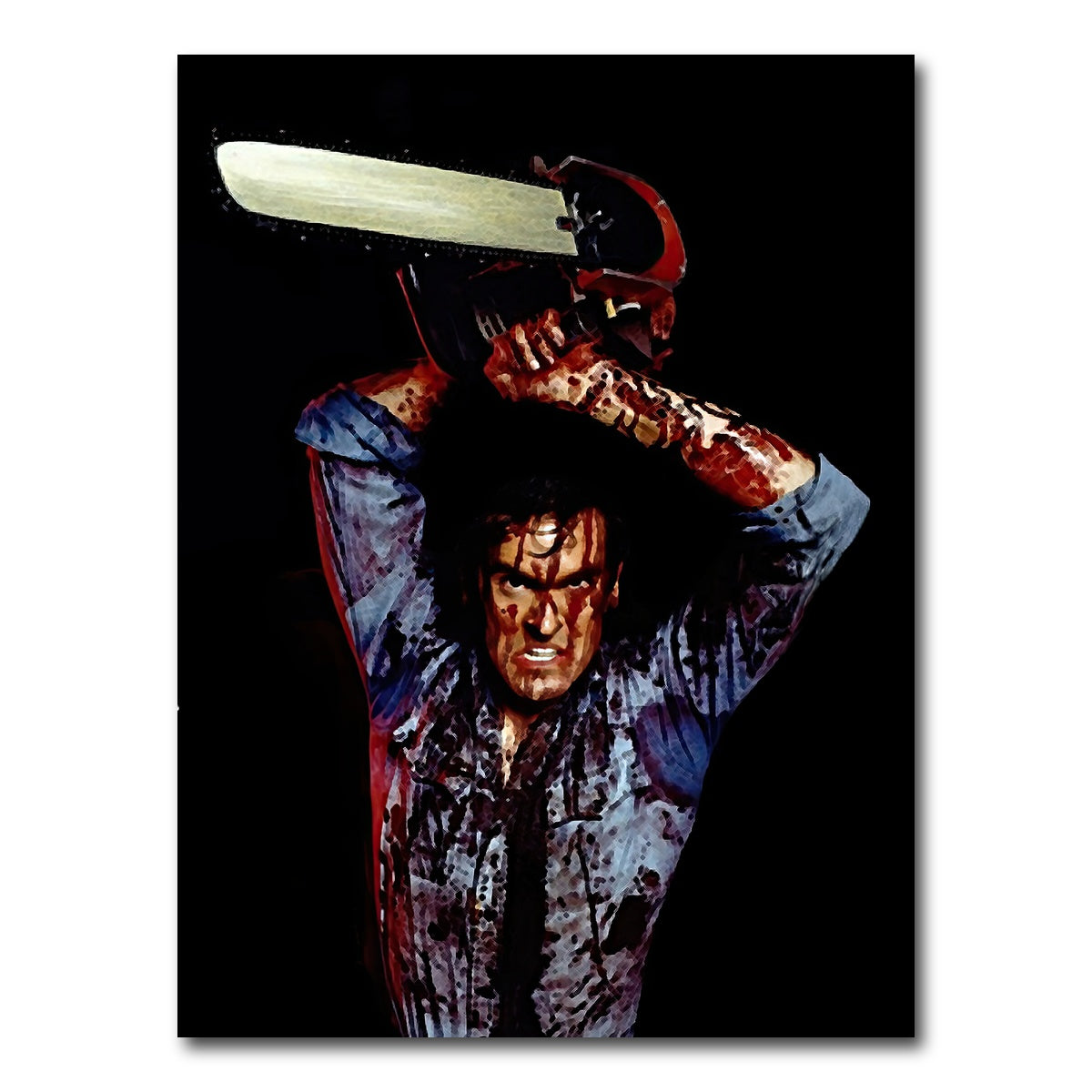 AUTO-MOCKUP WHITE | Evil Dead Ash | 1 Piece | Gallery Wrap Canvas | group=3x4