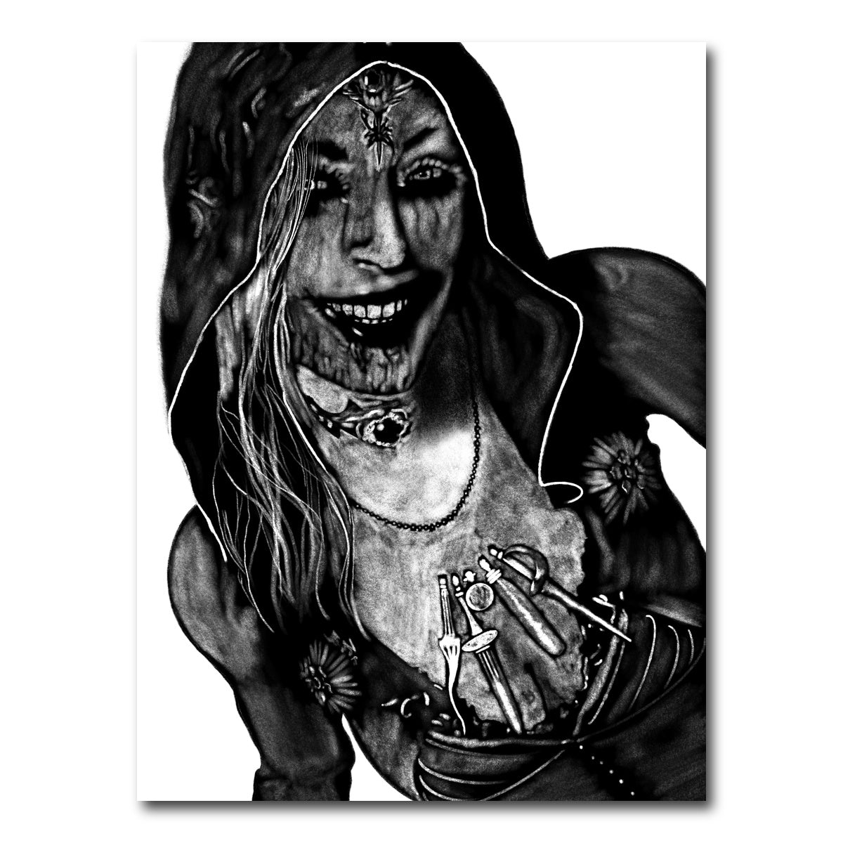 AUTO-MOCKUP WHITE | Evil | 1 Piece | Gallery Wrap Canvas | group=3x4