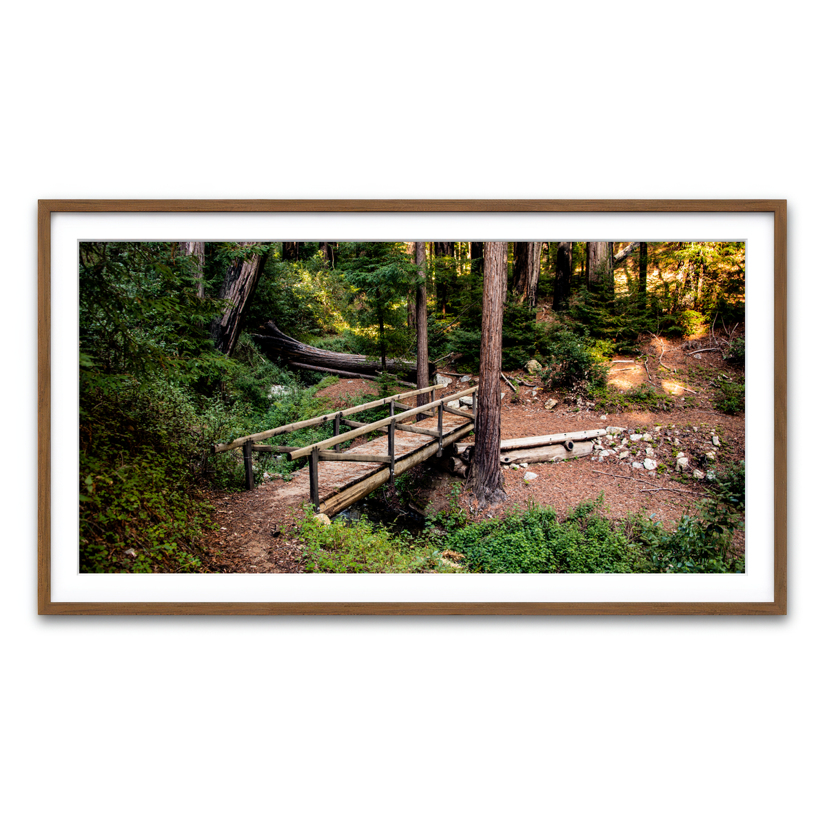 Framed Print 2x1 Walnut