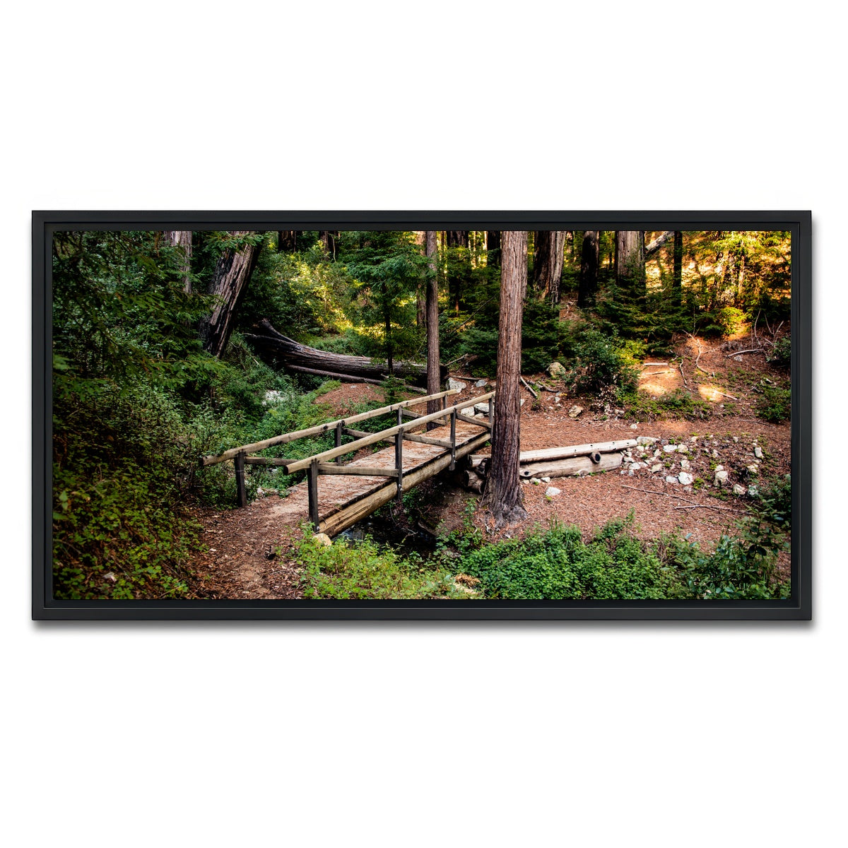 AUTO-MOCKUP WHITE | Ewoldsen Loop Bridge | 1 Piece | Black Framed Canvas | group=2x1