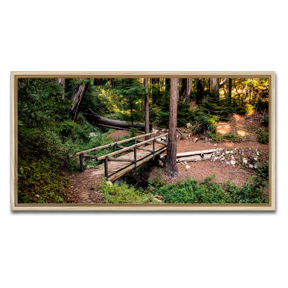 AUTO-MOCKUP WHITE | Ewoldsen Loop Bridge | 1 Piece | Natural Framed Canvas | group=2x1