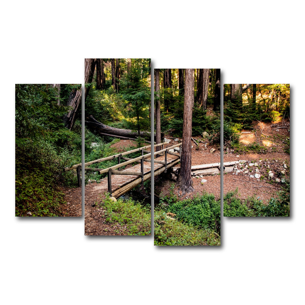 AUTO-MOCKUP WHITE | Ewoldsen Loop Bridge | 4 Piece | Gallery Wrap Canvas | group=4_short