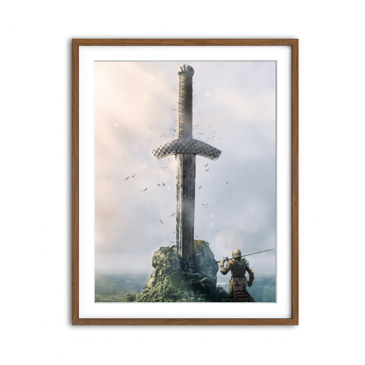 Framed Print 3x4 Walnut