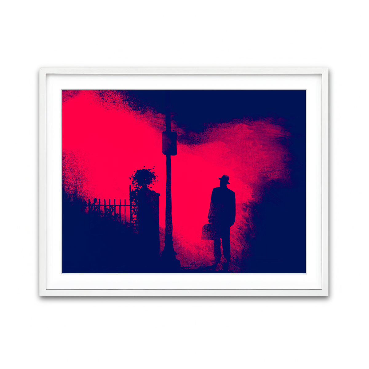 Framed Print 4x3 White