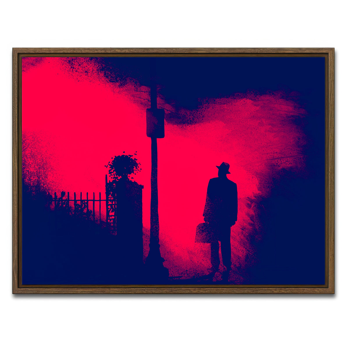 AUTO-MOCKUP WHITE | Exorcism | 1 Piece | Walnut Framed Canvas | group=4x3