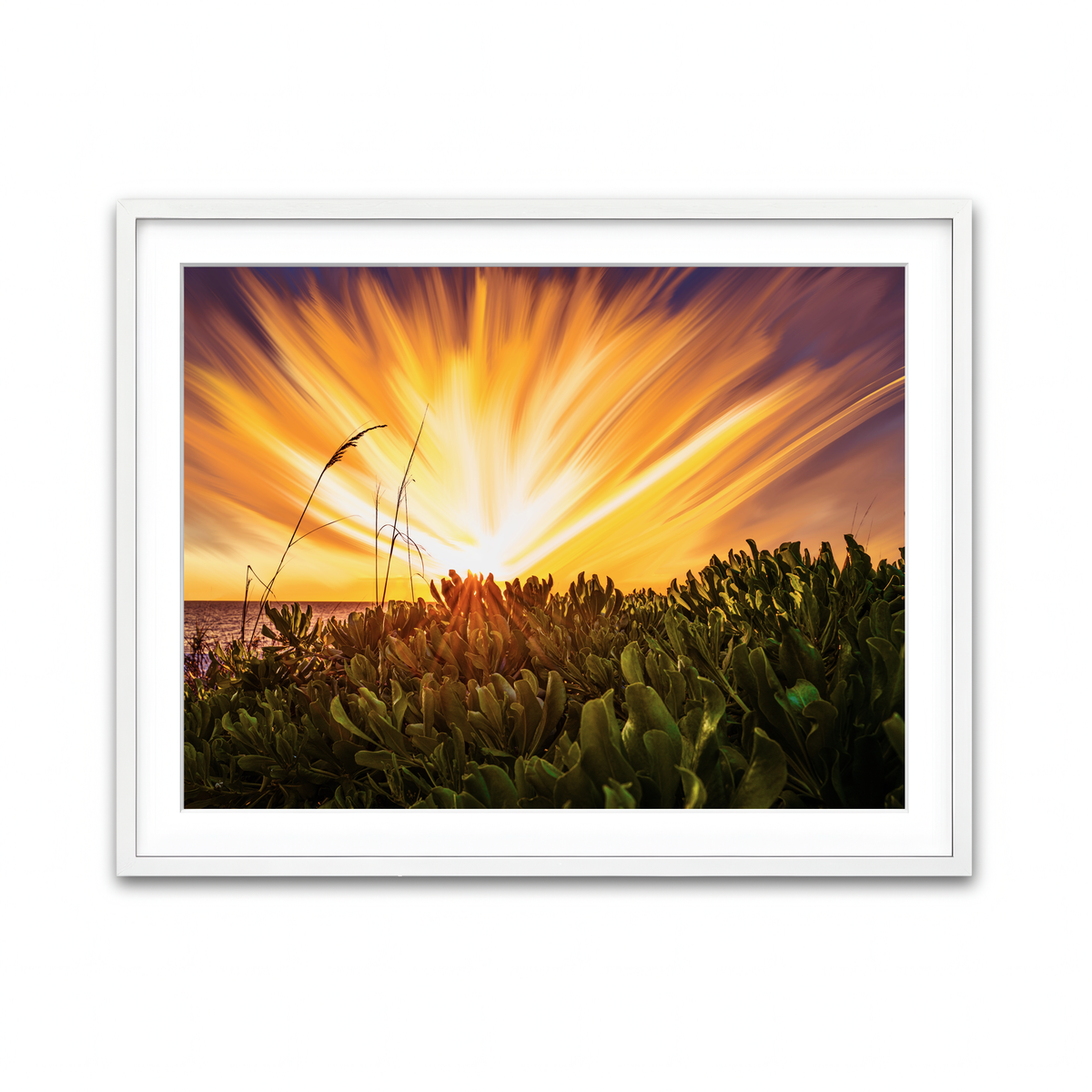 Framed Print 4x3 White