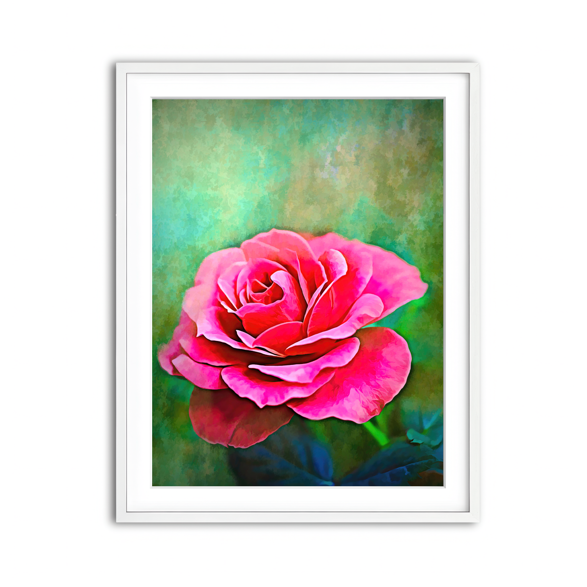 Framed Print 3x4 White