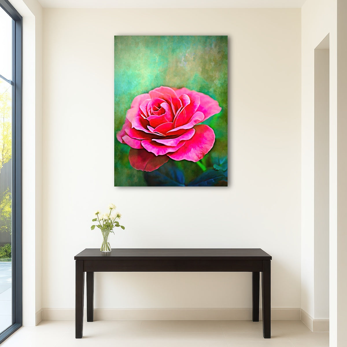 AUTO-MOCKUP ROOM | Exquisite Pink Rose