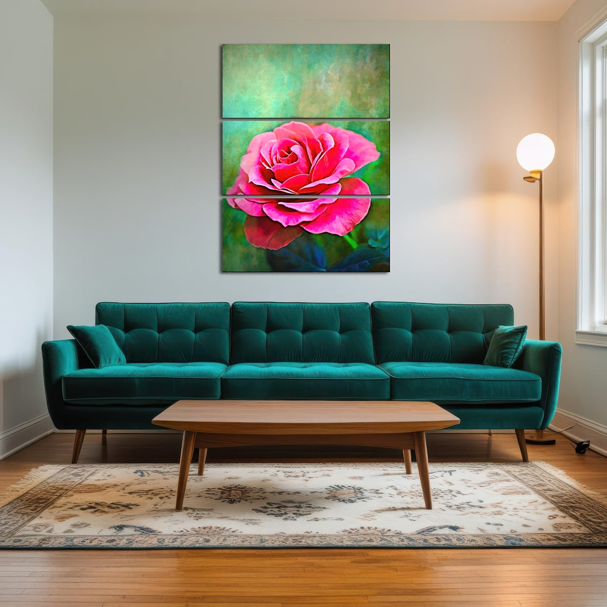 AUTO-MOCKUP ROOM | Exquisite Pink Rose
