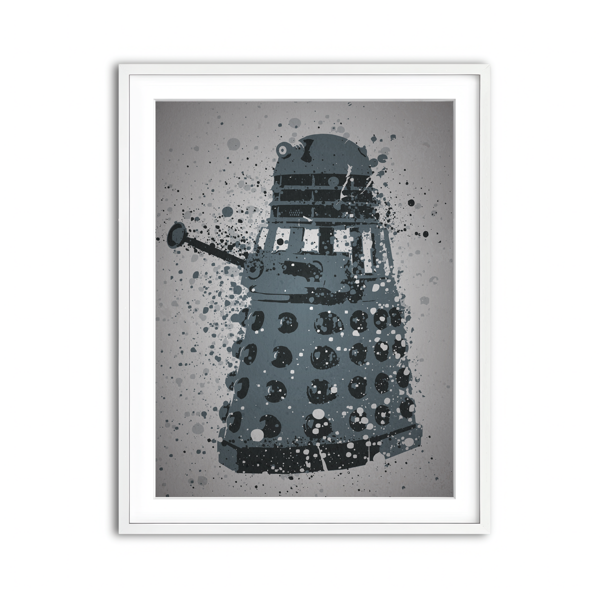 Framed Print 3x4 White