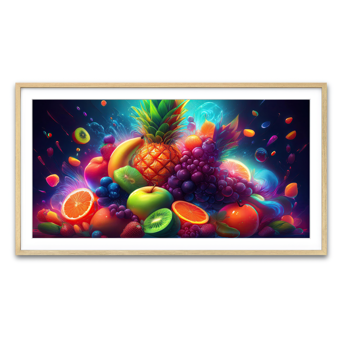 Framed Print 2x1 Natural