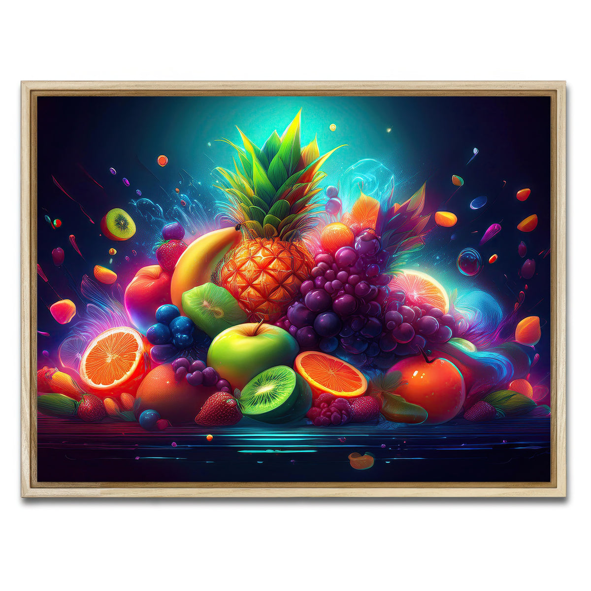 AUTO-MOCKUP WHITE | FRESH FRUITS | 1 Piece | Natural Framed Canvas | group=4x3