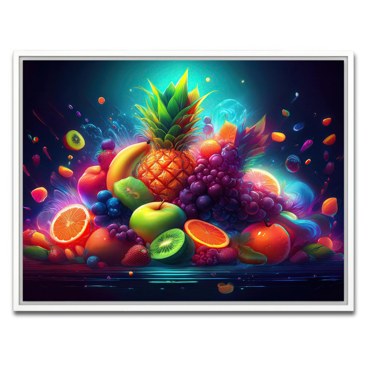 AUTO-MOCKUP WHITE | FRESH FRUITS | 1 Piece | White Framed Canvas | group=4x3