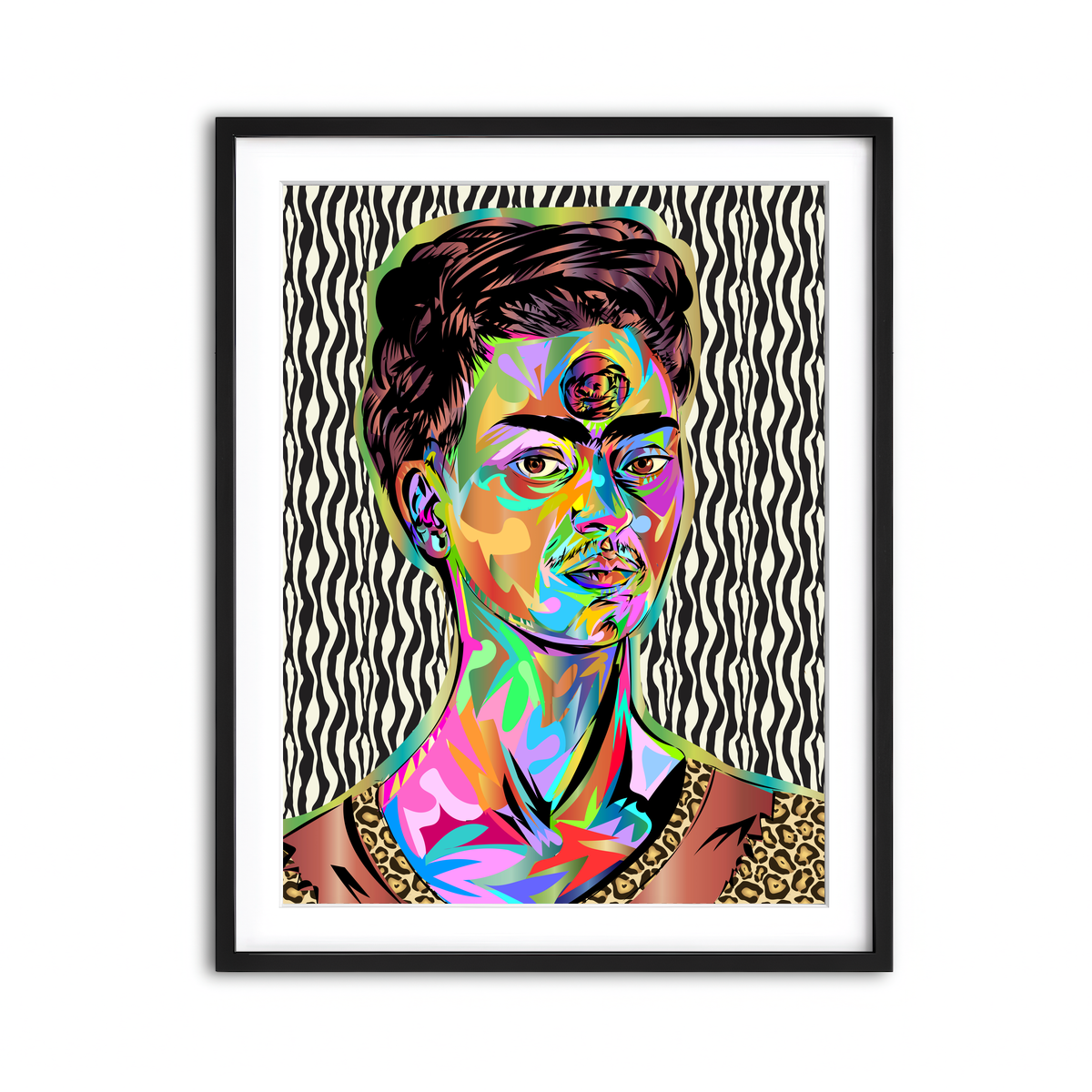 Framed Print 3x4 Black