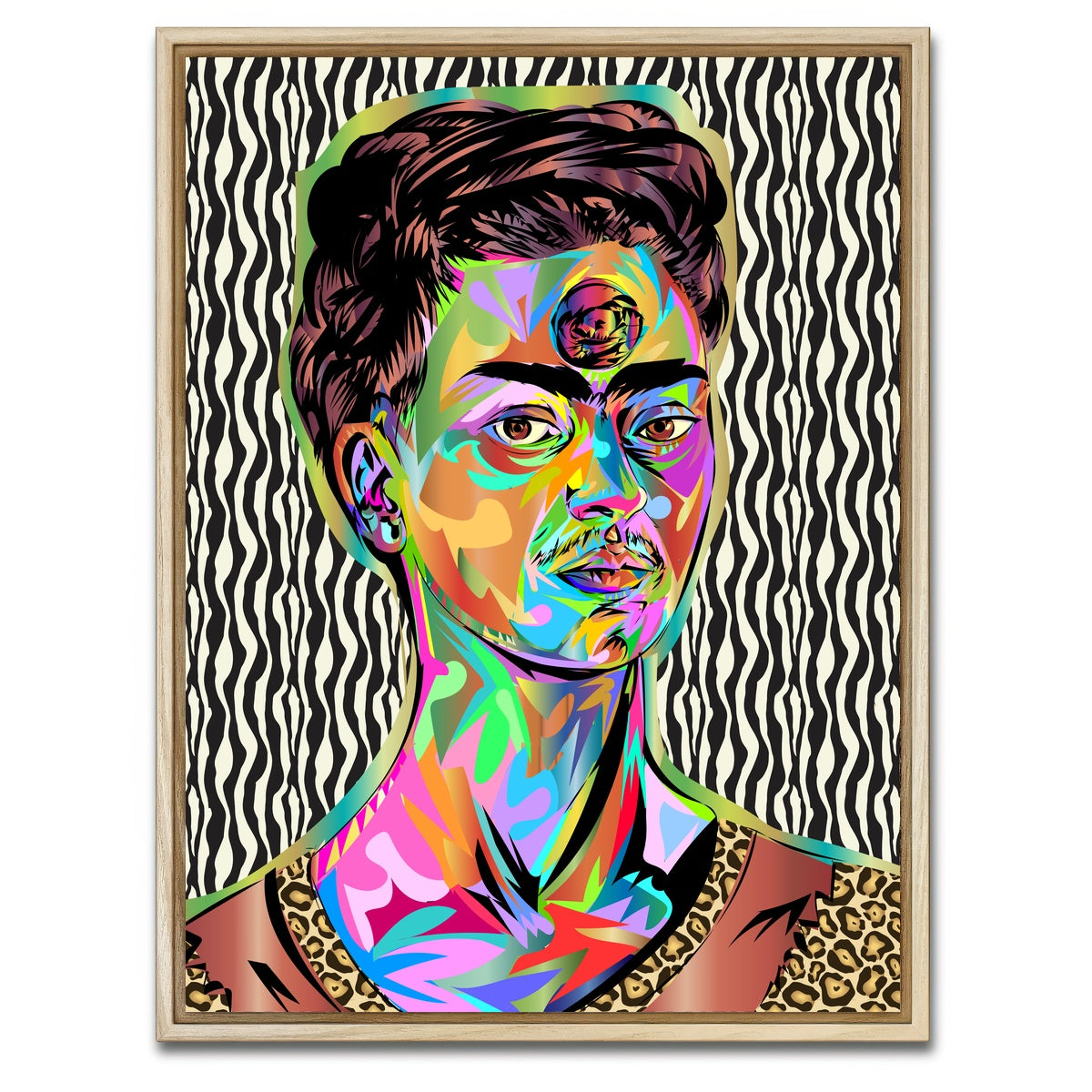 AUTO-MOCKUP WHITE | FRIDA | 1 Piece | Natural Framed Canvas | group=3x4