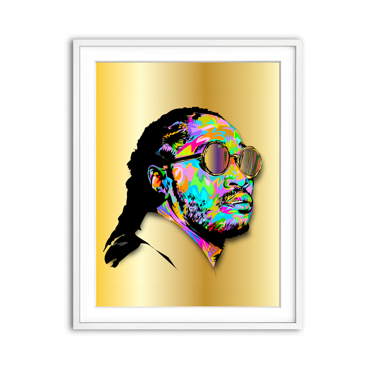 Framed Print 3x4 White