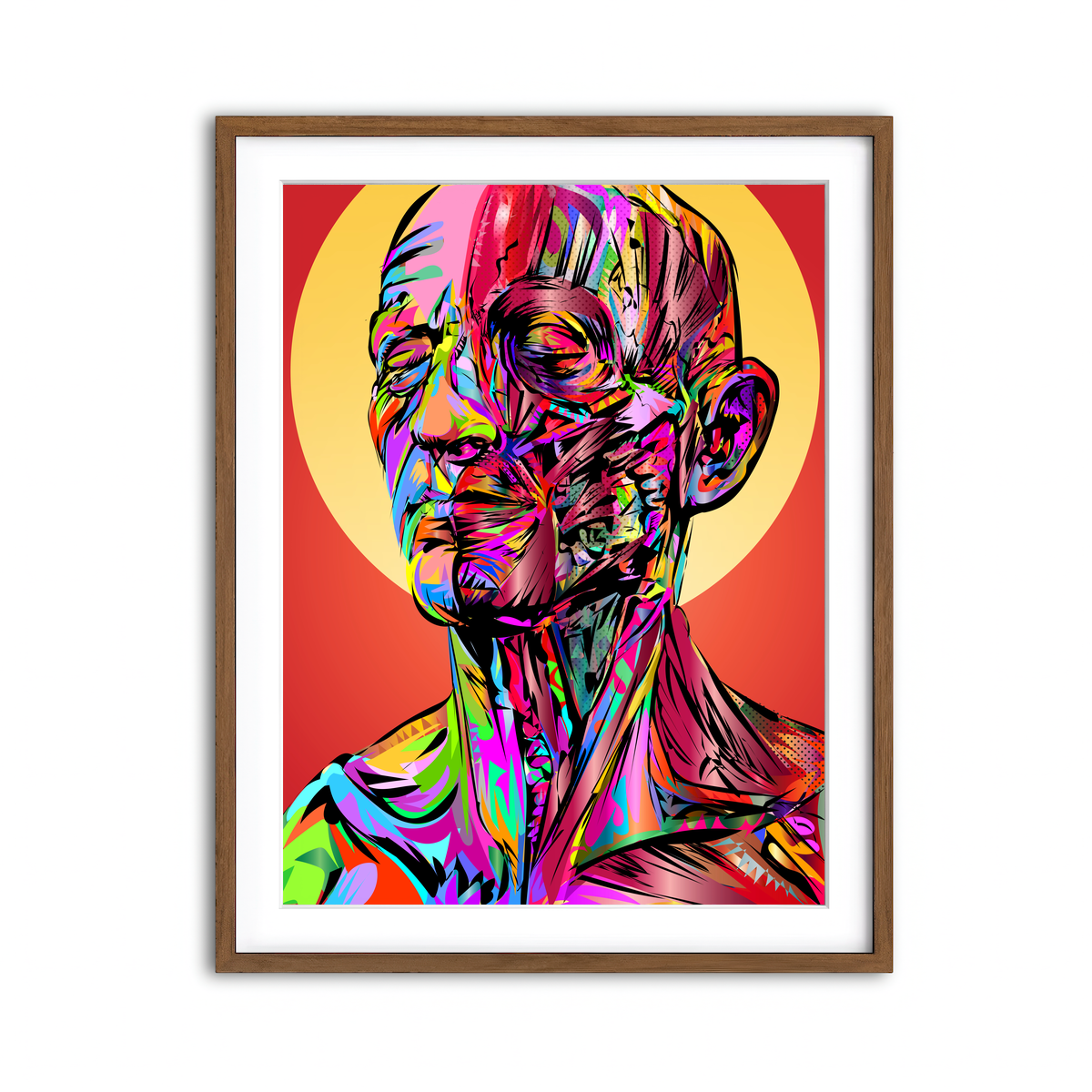 Framed Print 3x4 Walnut