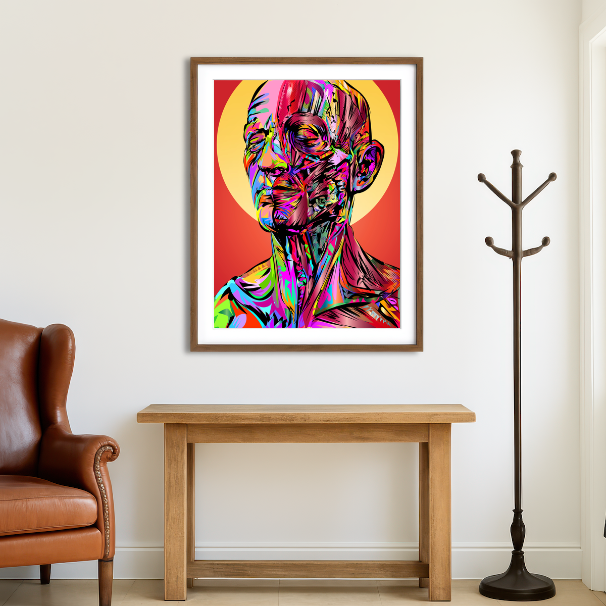 AUTO-MOCKUP ROOM | Face Skin Wall Art