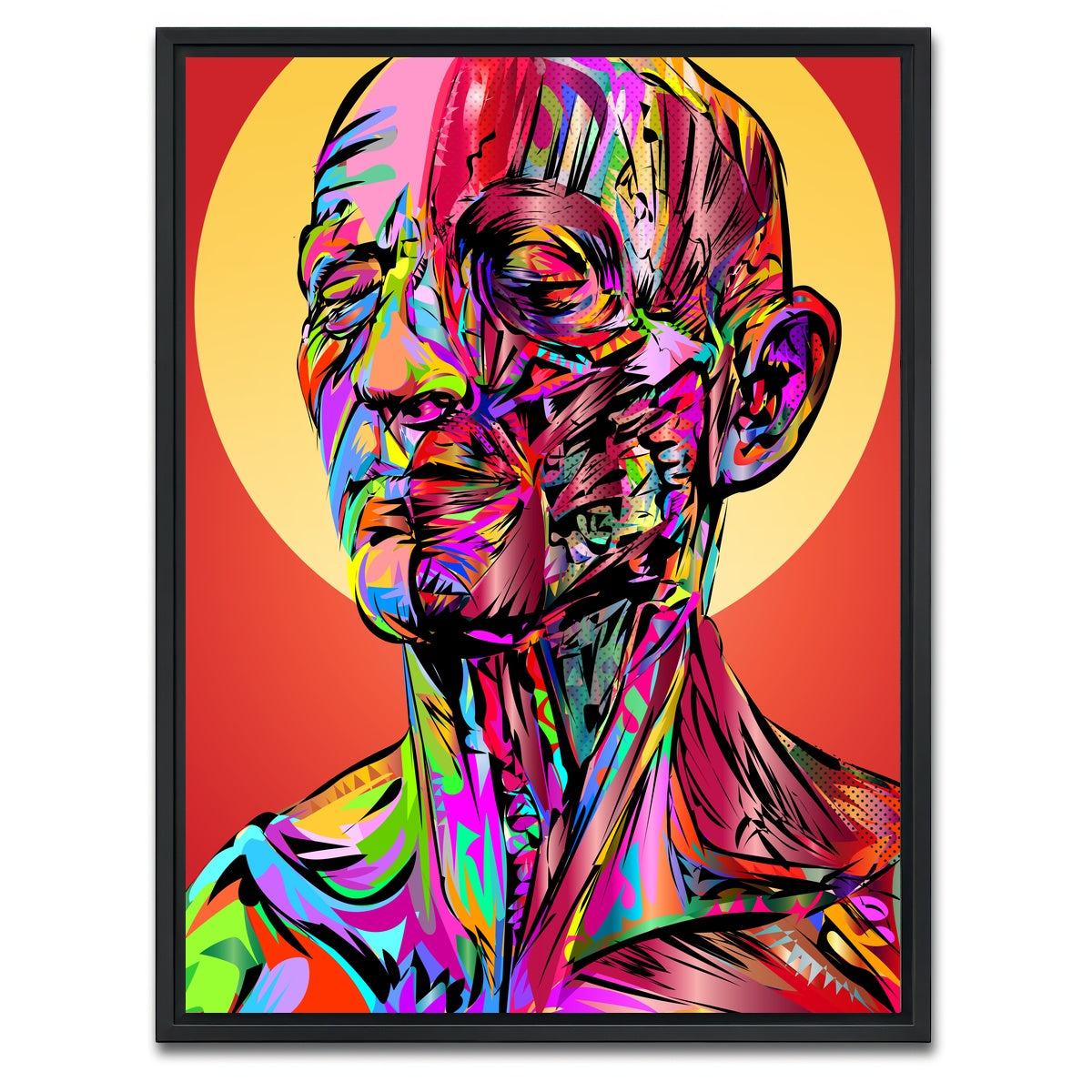 AUTO-MOCKUP WHITE | Face Skin | 1 Piece | Black Framed Canvas | group=3x4