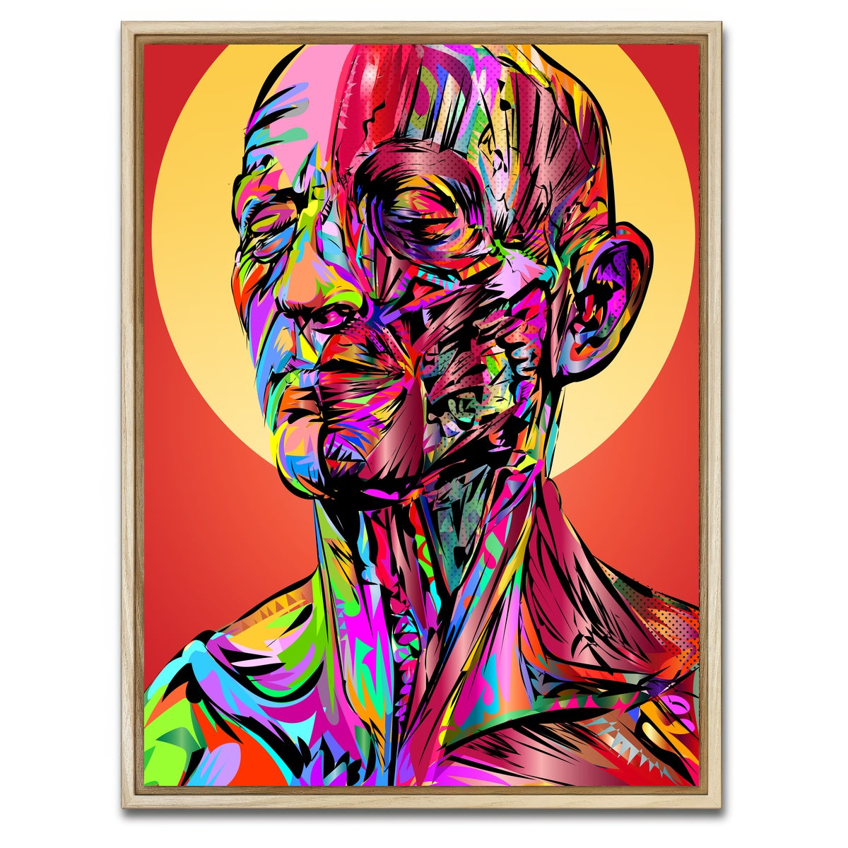 AUTO-MOCKUP WHITE | Face Skin | 1 Piece | Natural Framed Canvas | group=3x4