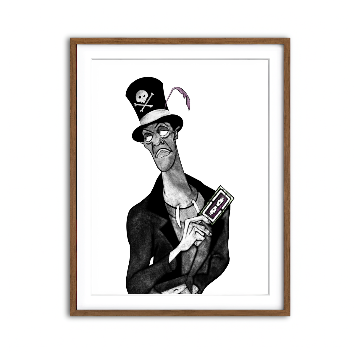 Framed Print 3x4 Walnut