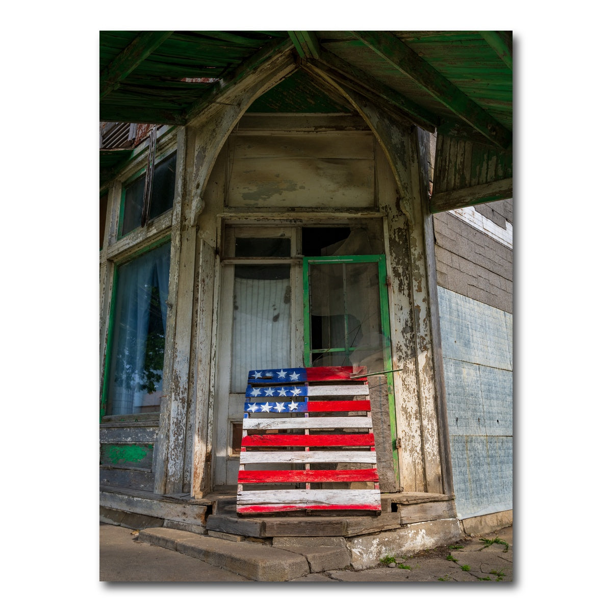 AUTO-MOCKUP WHITE | Faded Glory - I hear America singing | 1 Piece | Gallery Wrap Canvas | group=3x4