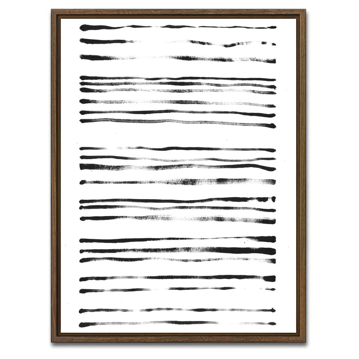 AUTO-MOCKUP WHITE | Faded Lines | 1 Piece | Walnut Framed Canvas | group=3x4