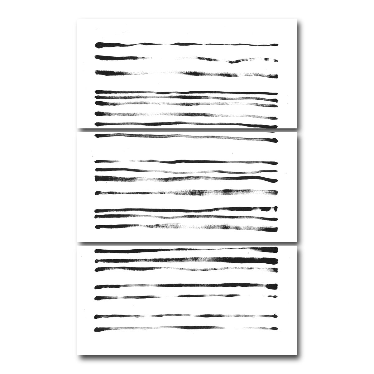 AUTO-MOCKUP WHITE | Faded Lines | 3 Piece | Gallery Wrap Canvas | group=12x24_stacked