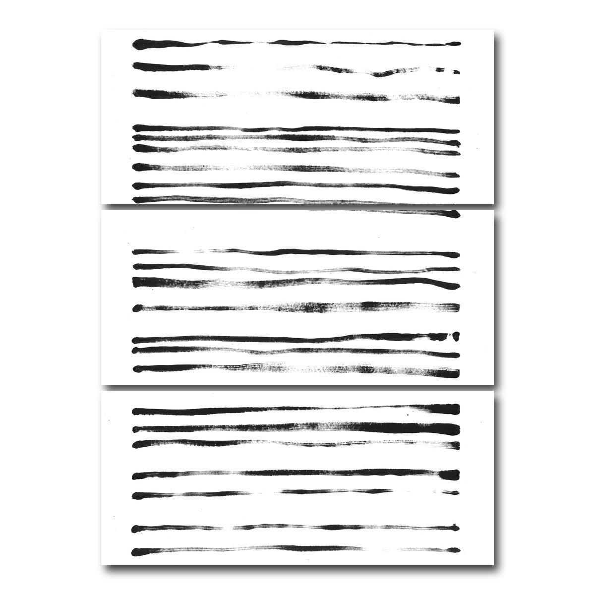 AUTO-MOCKUP WHITE | Faded Lines | 3 Piece | Gallery Wrap Canvas | group=8x18_stacked