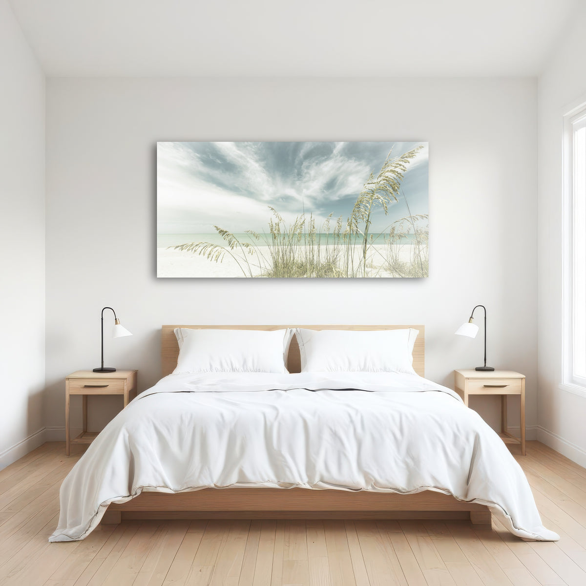 AUTO-MOCKUP ROOM | Faded calmness on the beach