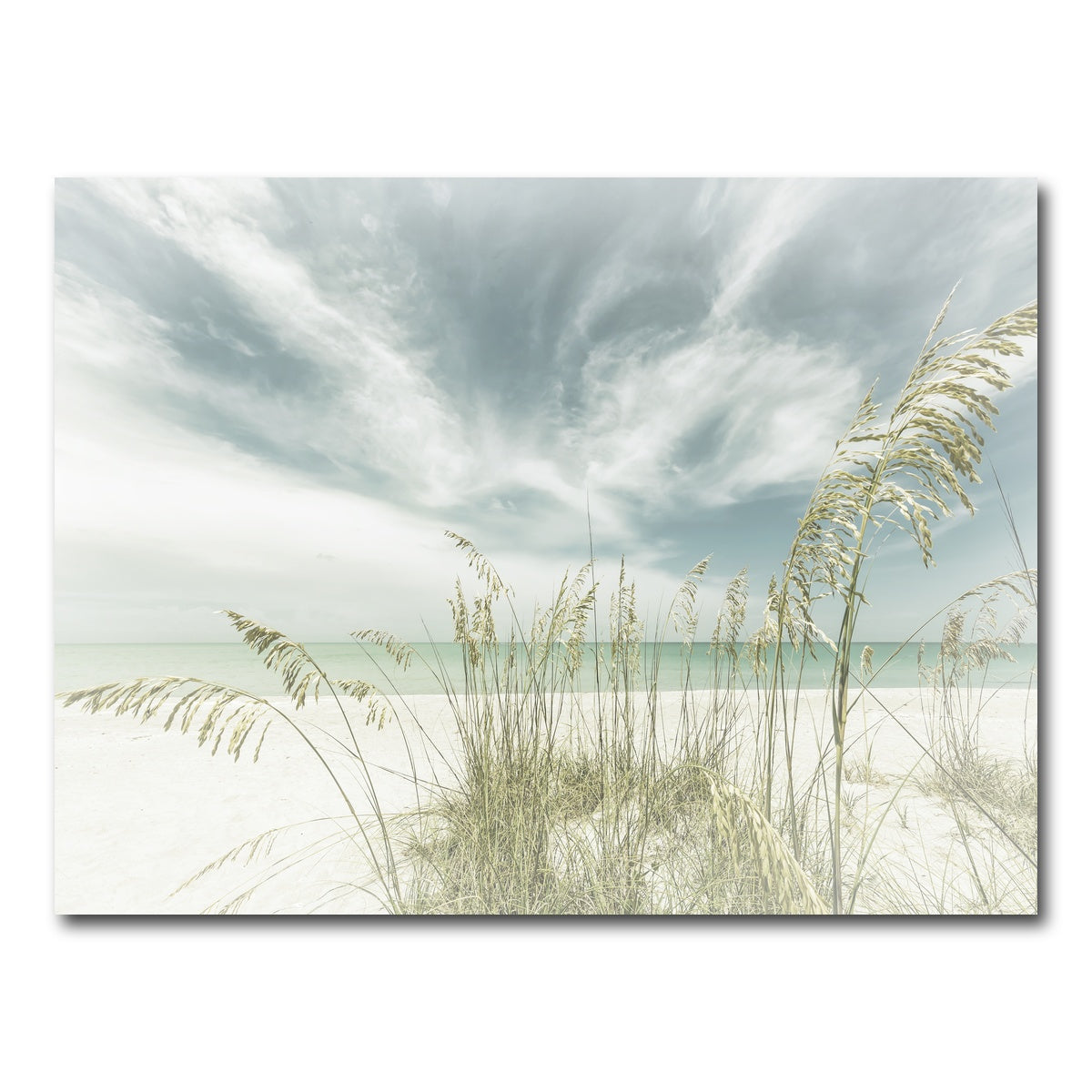 AUTO-MOCKUP WHITE | Faded calmness on the beach | 1 Piece | Gallery Wrap Canvas | group=4x3