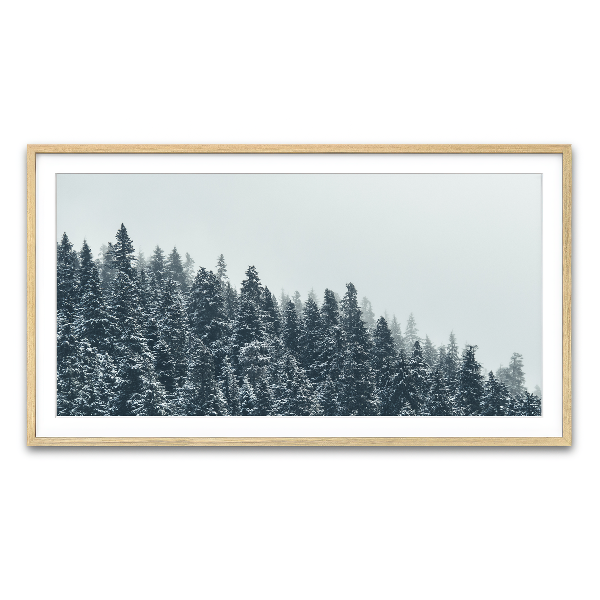 Framed Print 2x1 Natural