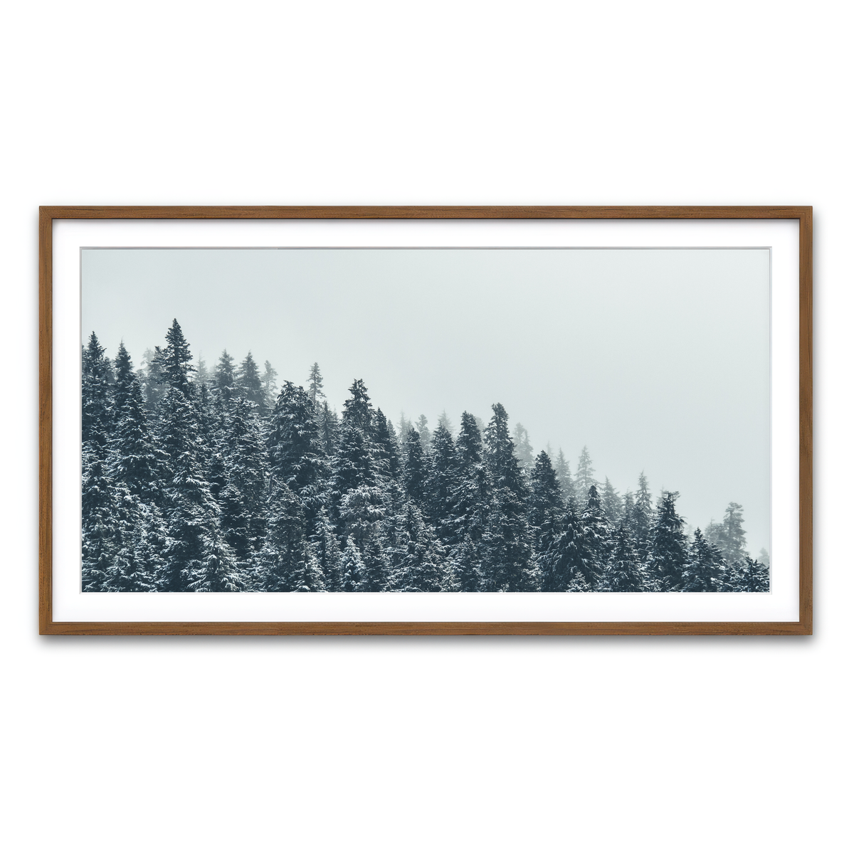 Framed Print 2x1 Walnut