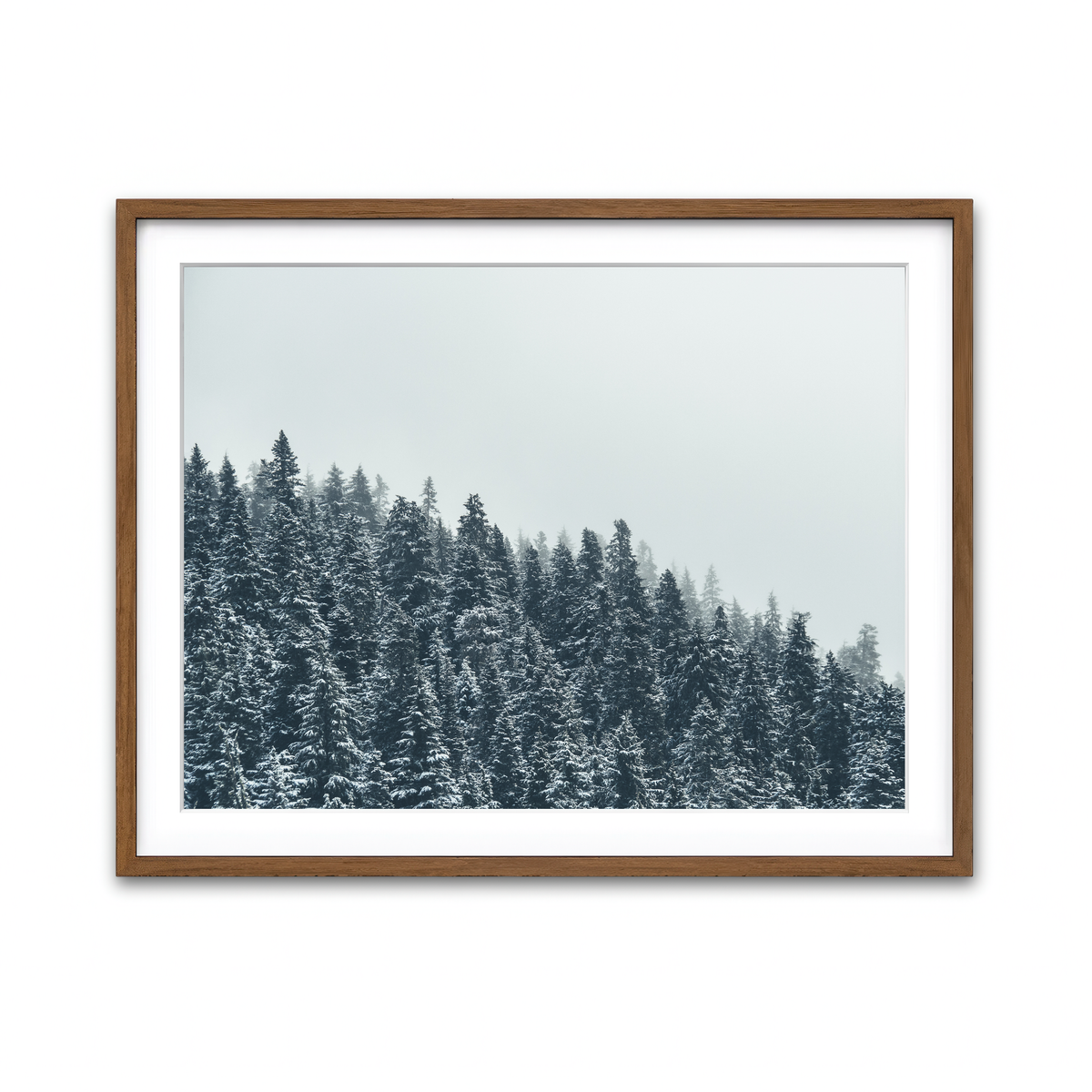 Framed Print 4x3 Walnut