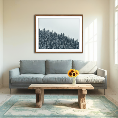 AUTO-MOCKUP ROOM | Fading Pines Wall Art