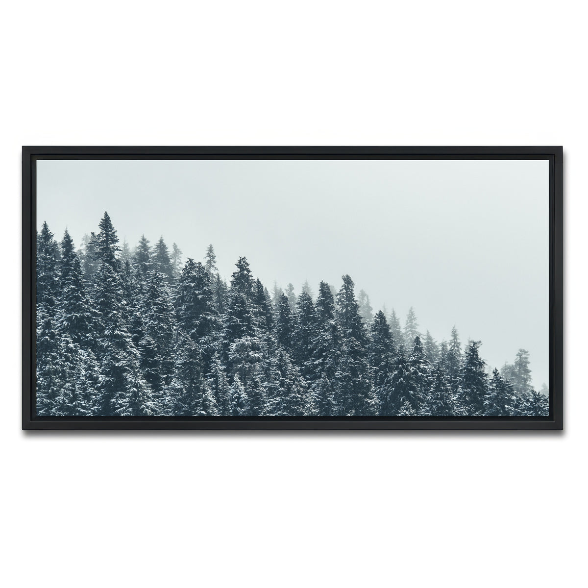 AUTO-MOCKUP WHITE | Fading Pines | 1 Piece | Black Framed Canvas | group=2x1