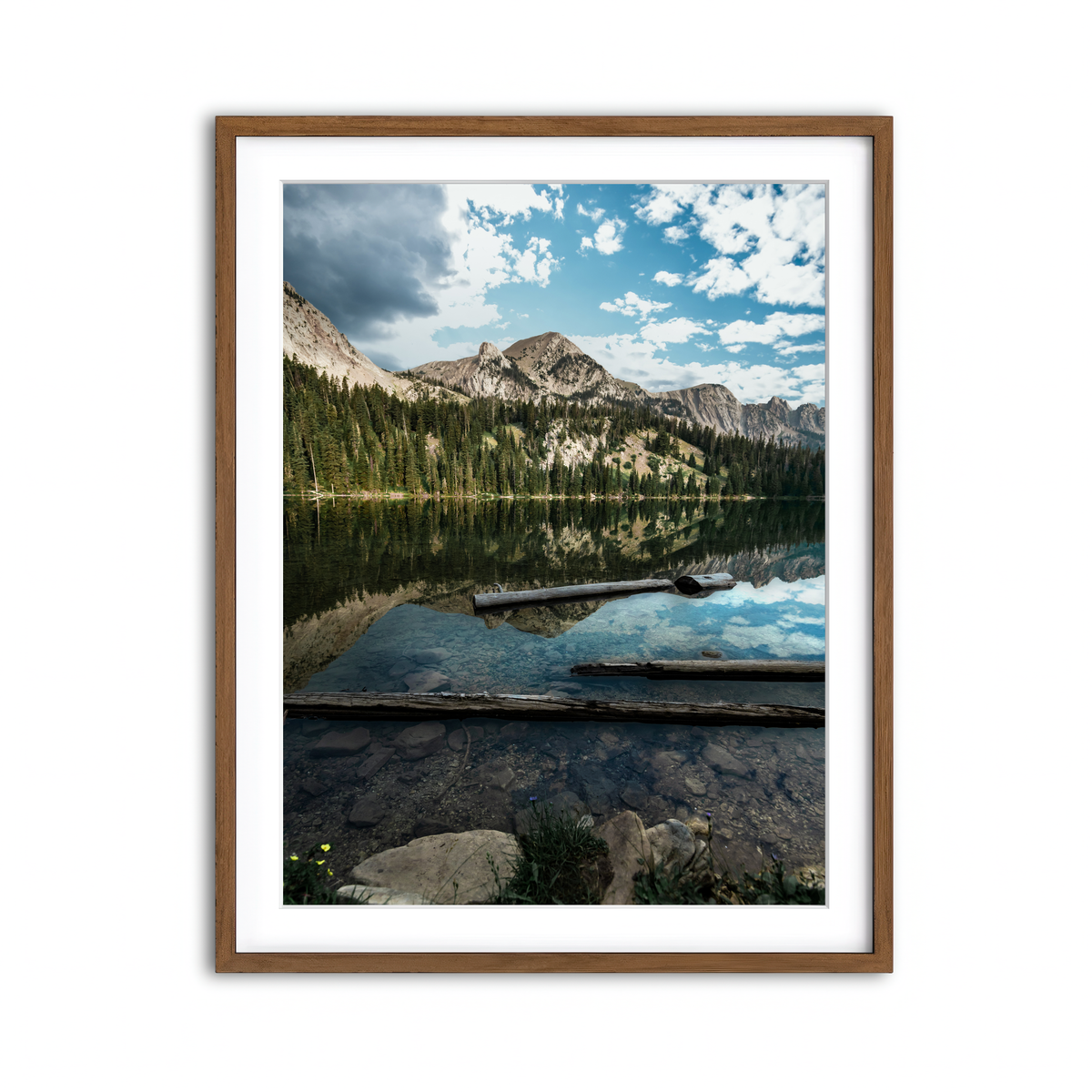 Framed Print 3x4 Walnut