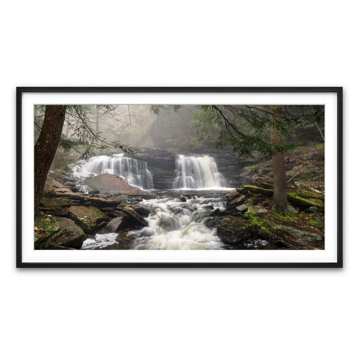 Framed Print 2x1 Black