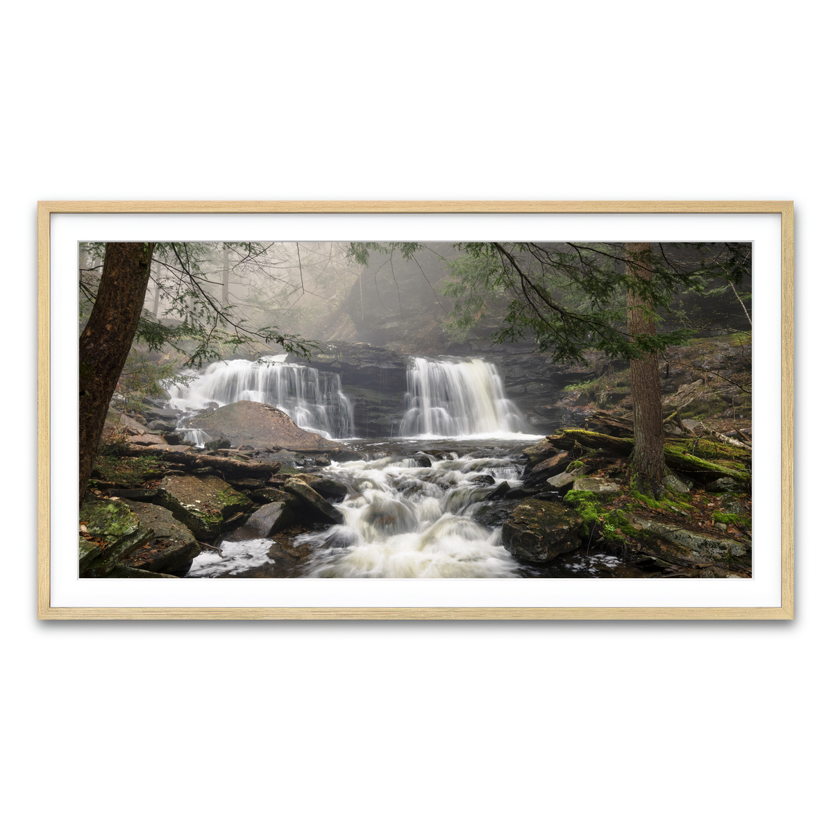 Framed Print 2x1 Natural