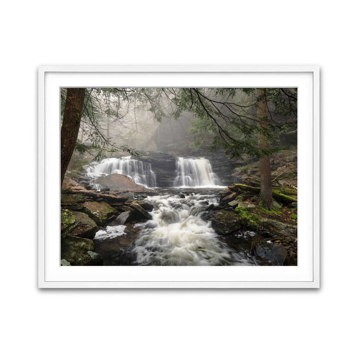 Framed Print 4x3 White