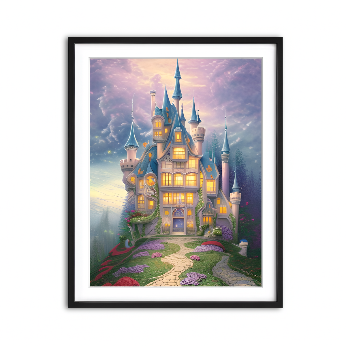 Framed Print 3x4 Black