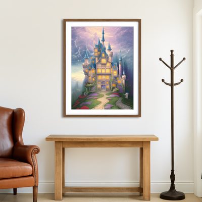 AUTO-MOCKUP ROOM | Fairytale Castle Wall Art