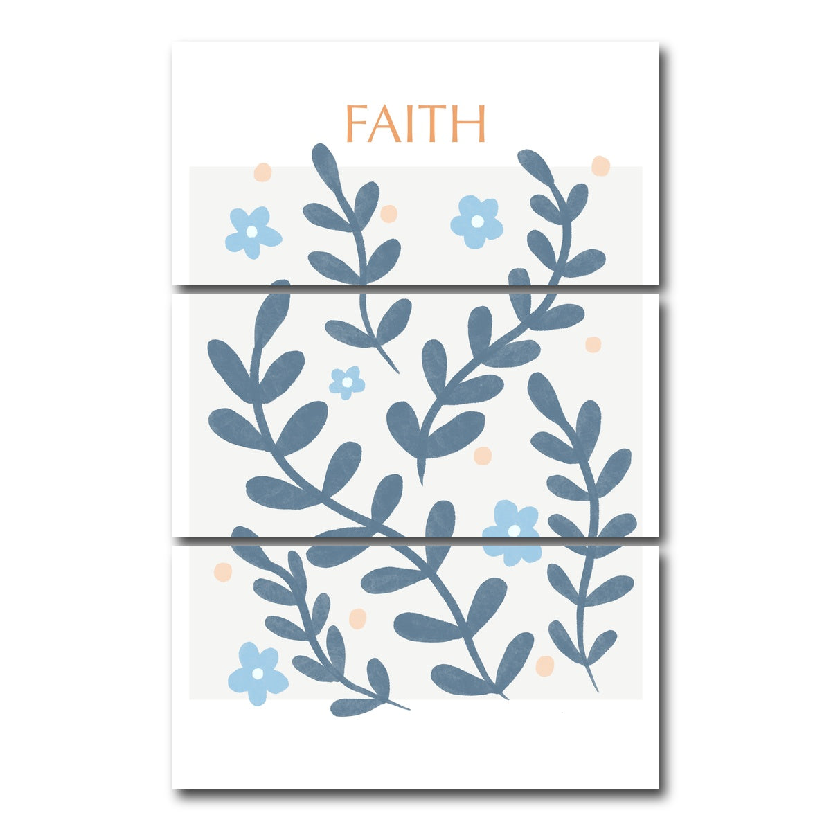 AUTO-MOCKUP WHITE | Faith Blue | 3 Piece | Gallery Wrap Canvas | group=12x24_stacked